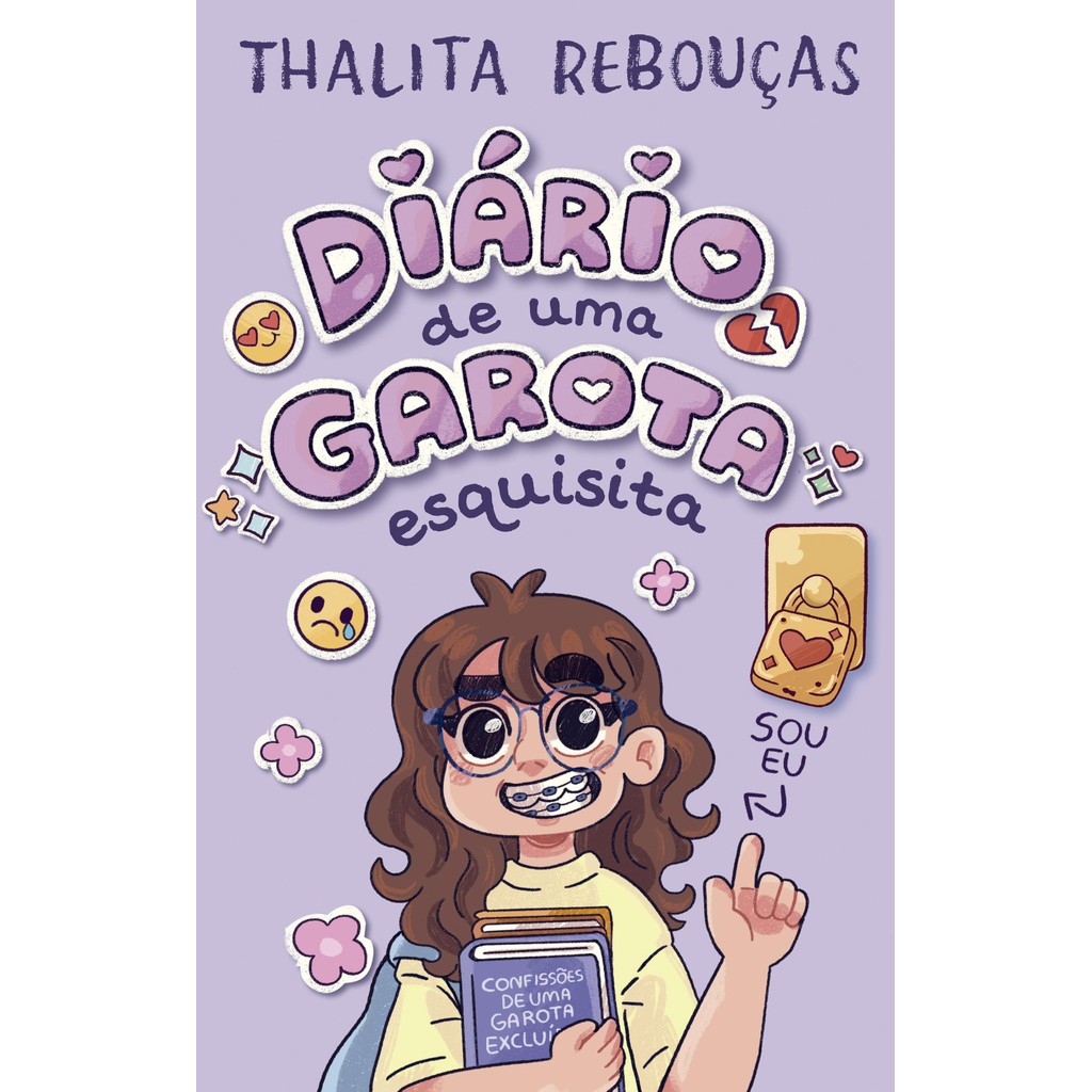 livro Diário de uma garota esquisita – Um  interativo de Thalita Rebouças para pré-adolescentes