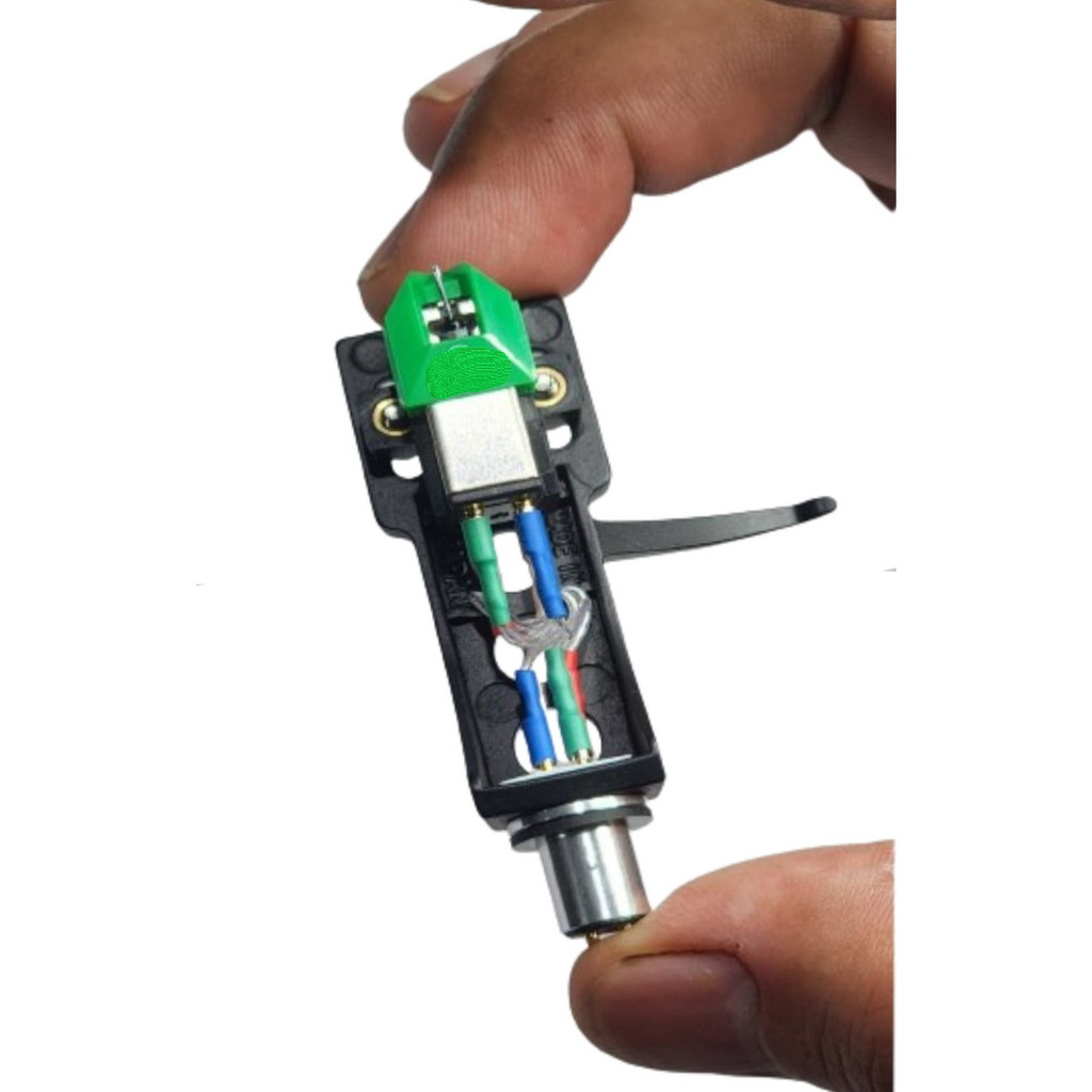Cápsula E Agulha Eliptica  Headshell Technics Marantz Akai