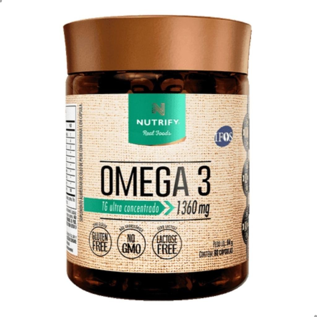 Ômega 3 TG Ultra Concentrado 1360mg 60 Capsulas Nutrify