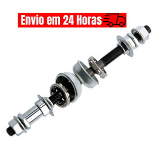 Eixo Traseiro Bike Completo Bicicleta 175mm C/Colares de Esferas e Bacias em Oferta na Shopee