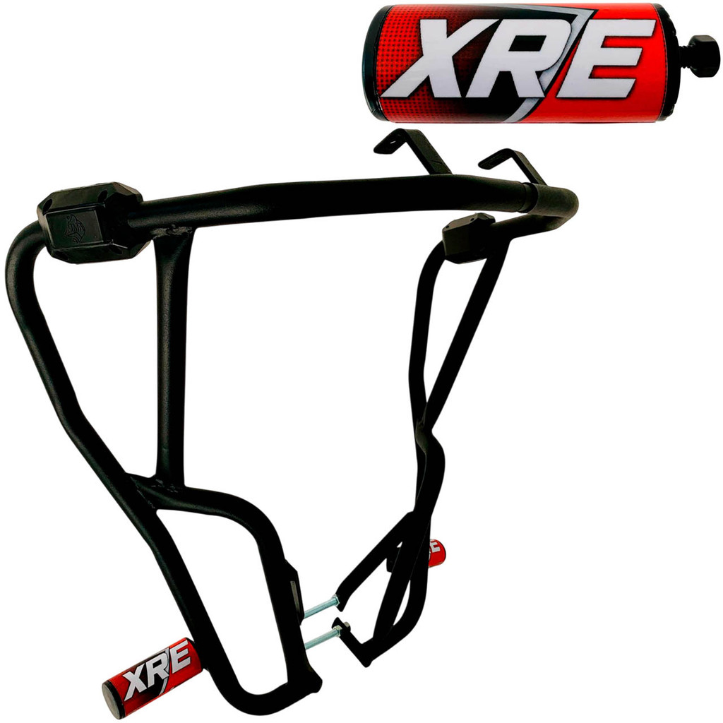 Xre 190 Modelo 2019 Protetor Carenagem Motor Tanque Vermelho Mata Cachorro com Pedal Slider Moto