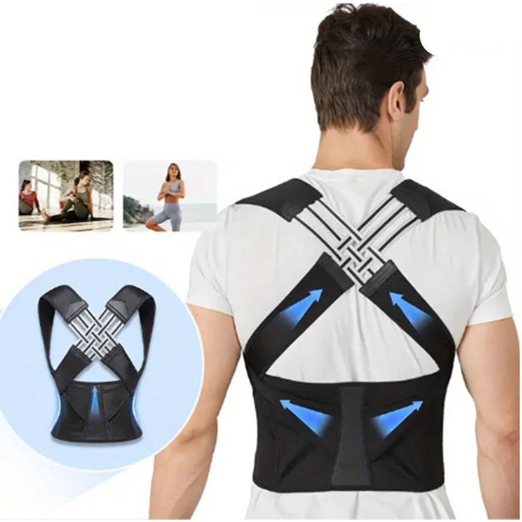 Colete Corretor Postural Para Coluna Cervical Alinha Postura em Oferta na Shopee