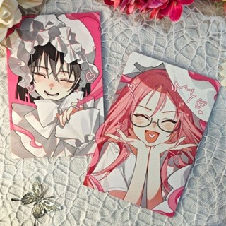 2 Pçs/Set 2025 Bonito Alienígena Palco TV Anime Cartão sua mizi Cosplay Cantos Arredondados LOMO Postal Presentes De Nat em Oferta na Shopee