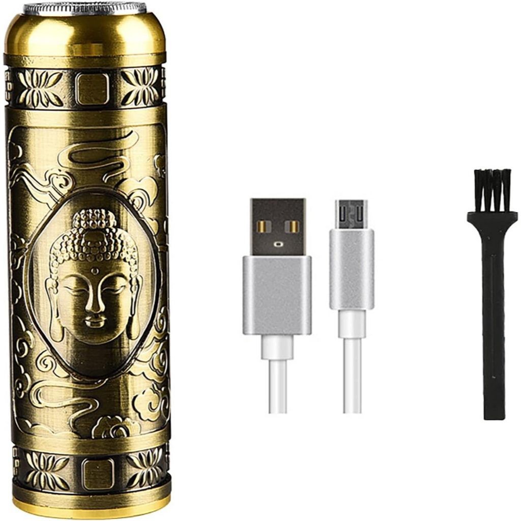 Mini Barbeador navalha Recarregável Máquina Barbear Barber Cortar Cabelo E Aparador Pelo Barba