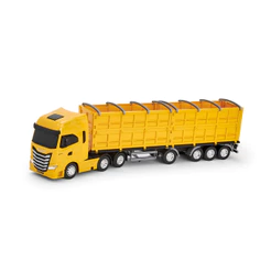 Caminhão Infantil Menino Miniatura Iveco Carreta Graneleiro S-way