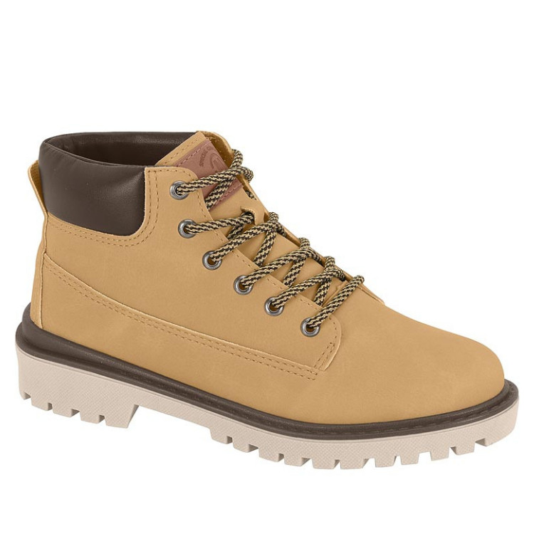 Bota Coturno Infantil Menino Molekinho Cadarço Cano Médio 2817.111