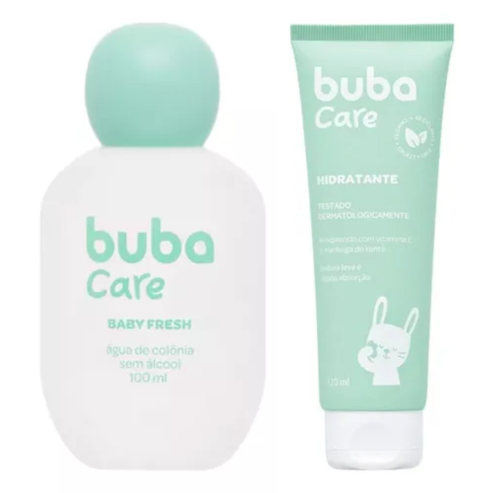 KIT COLÔNIA 100ML E HIDRATANTE 120ML - BUBA CARE
