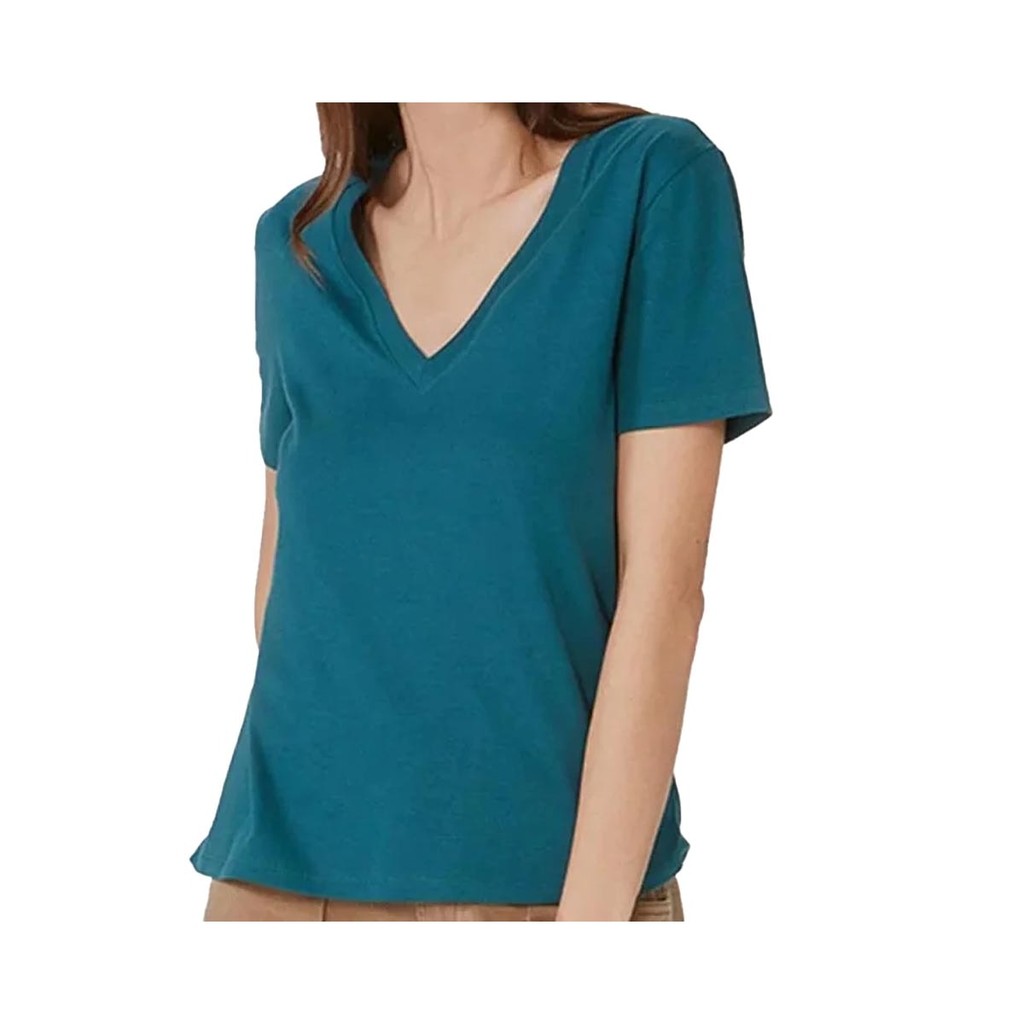 Blusa Hering Meia Manga 4Ez9 Verde Eucalipto