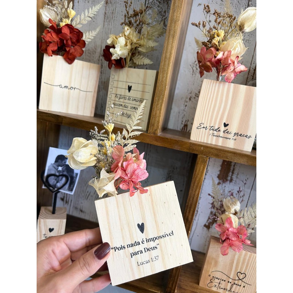 Placa de Mesa Decorativa com Buque Placa Deus Versículos Decoração com Buque em Oferta na Shopee