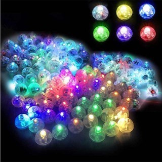 50pcs Mini Luzes De Balão Led Decoração De Festa De Aniversário