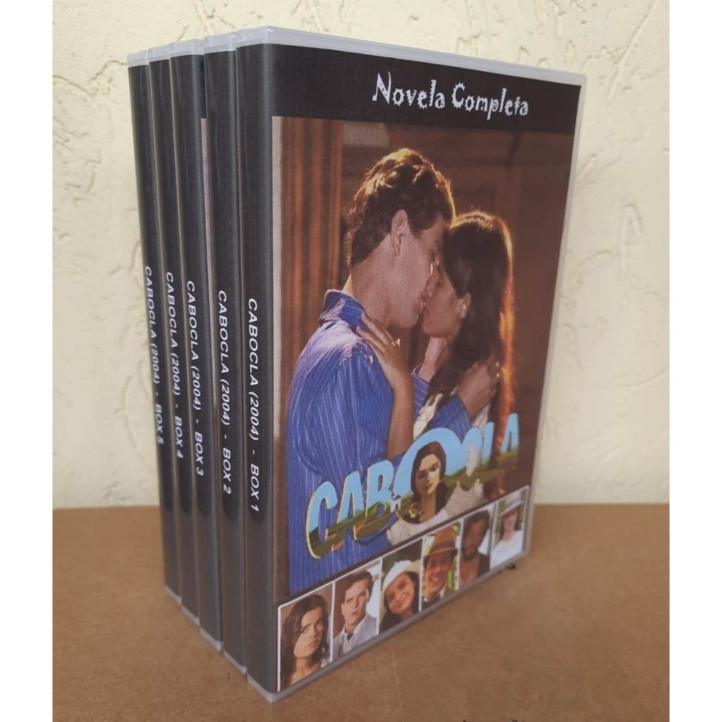 Box Novela Cabocla (2004) sem cortes - Lançamento 28 DVDs