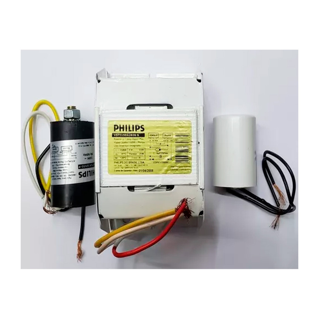 Reator eletromagnético 100w Uv Hqi P/1 Lâmpada 220v Capacito
