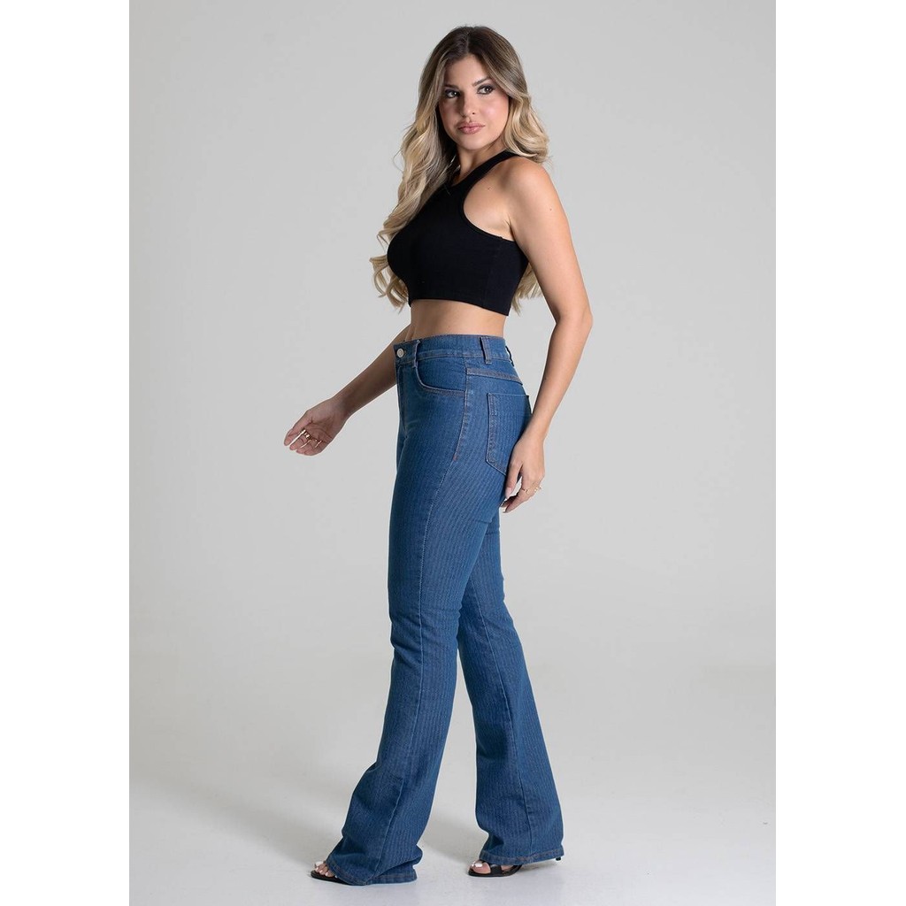 Detalhes do Calça Jeans Sawary Boot Cut - 280045