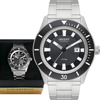 Relógio Orient Masculino Solartech Analógico Prata Original em Oferta na Shopee