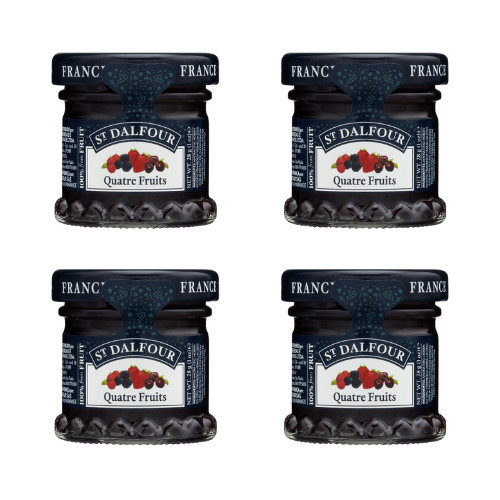 Kit 4un Geléia St Dalfour Mini 28gr Quatro Frutas
