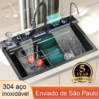 Kit Cuba Gourmet Para Cozinha Com torneira 360 graus Pia Inox 304  Pia Inteligente Premium Completa em Oferta na Shopee