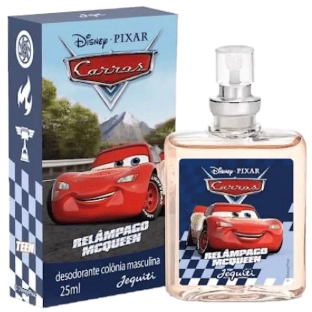Colônia desodorante masculina carros relâmpago mcqueen 25ml- Jequiti