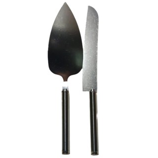 Jogo Para Bolos Tortas Kit Para Bolo Faca + Espátula Inox em Oferta na Shopee