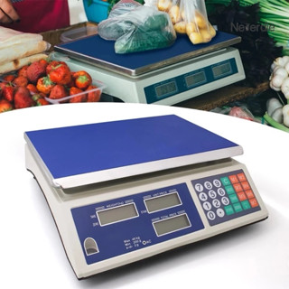Balança Digital Comercial 30 a 40kg Alta Precisão Bateria Casa Cozinha Alimentos Frutas em Oferta na Shopee