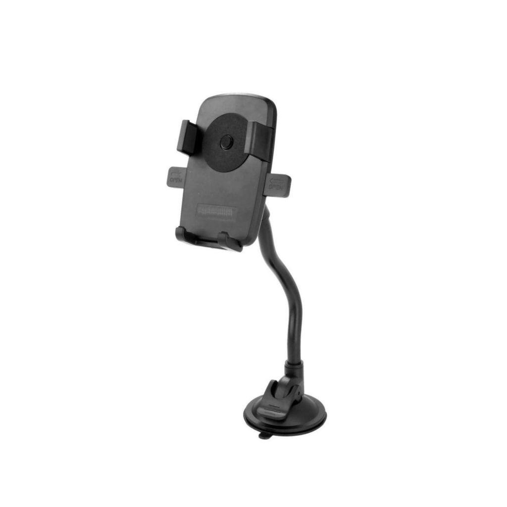 Suporte de Celular P/Carro Bommax, Haste 350º Flexível, Ajustavel, Ventosa Segura- BM-Z02 Preto
