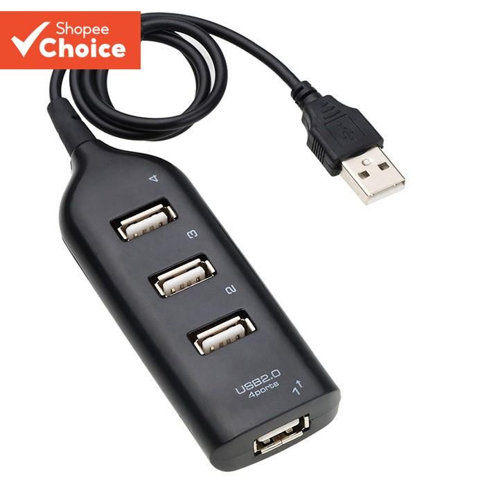 Hub USB Para Laptop PC 4 Portas USB2.0 Divisor De Distribuição Conversor De Adaptador Rápido OTG