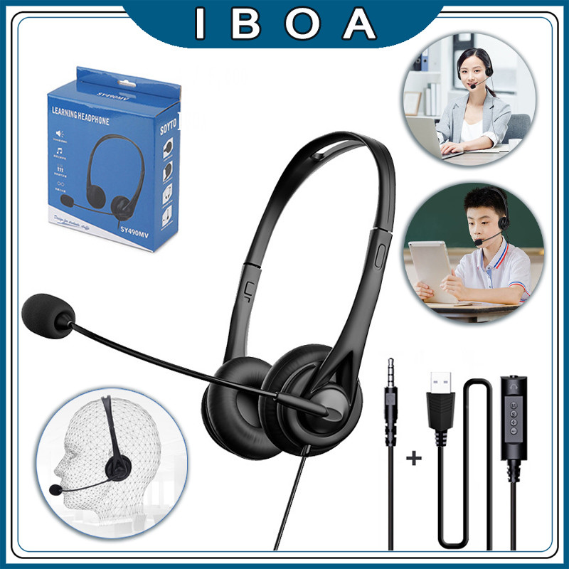 Fone Removível Com Microfone Call Center Home Office