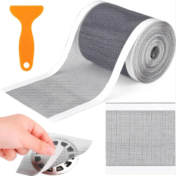 Tela Protetora Ralo Adesivo 5M/10M Filtro Banheiro Quintal Coletor Cabelo Anti Inseto zapstoreshop em Oferta na Shopee