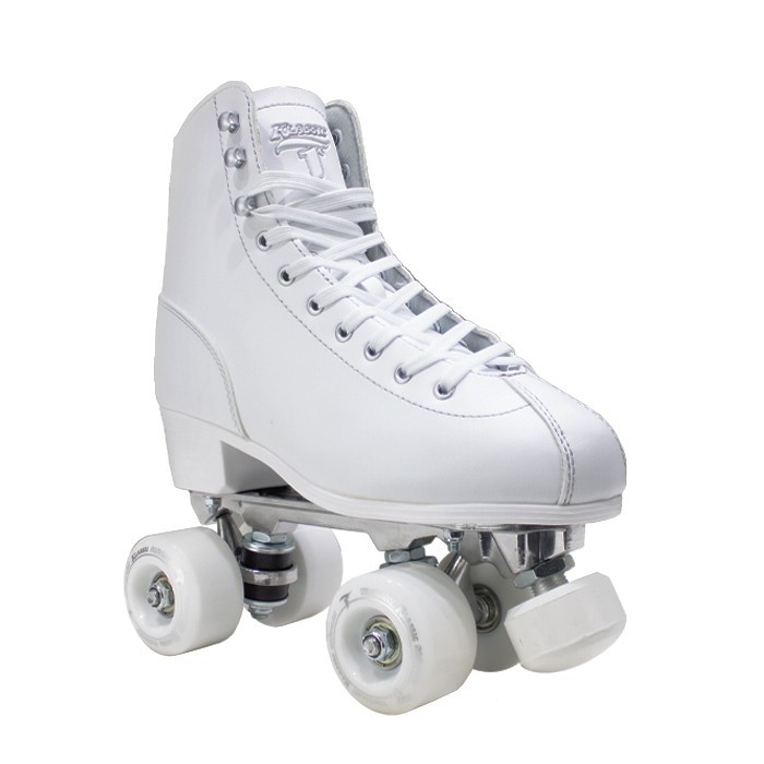 Patins Traxart Quad Klassic Branco - Rodas 58mm/83A ABEC-5 em Oferta na Shopee