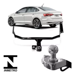 Engate Reboque Reforcel Fixo VW Virtus 2018 2019 2020 2021 2022 2023 2024 Peça