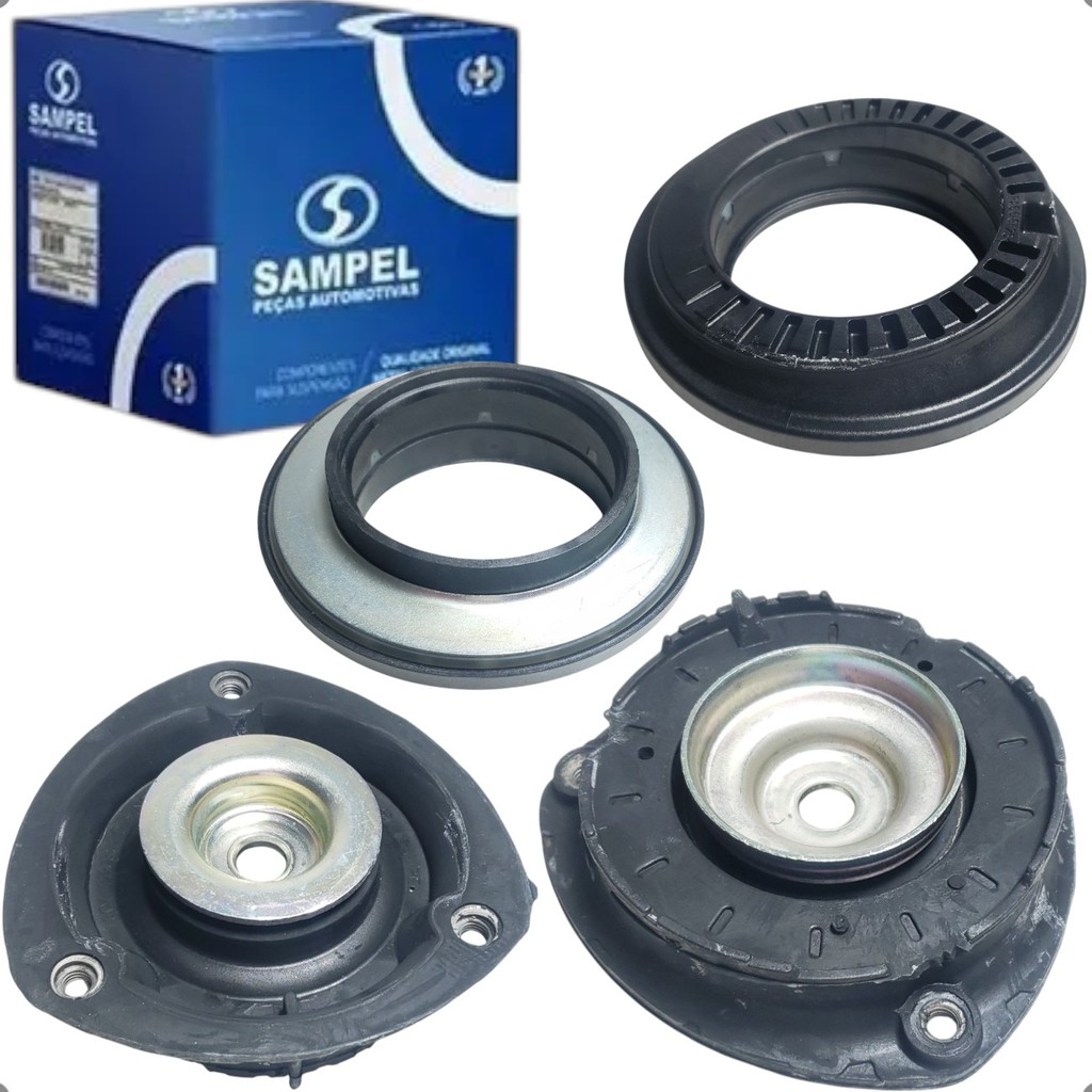 Par Coxim Amortecedor Dianteiro Com Rolamento Audi A3 VW Golf Jetta Tiguan Sampel