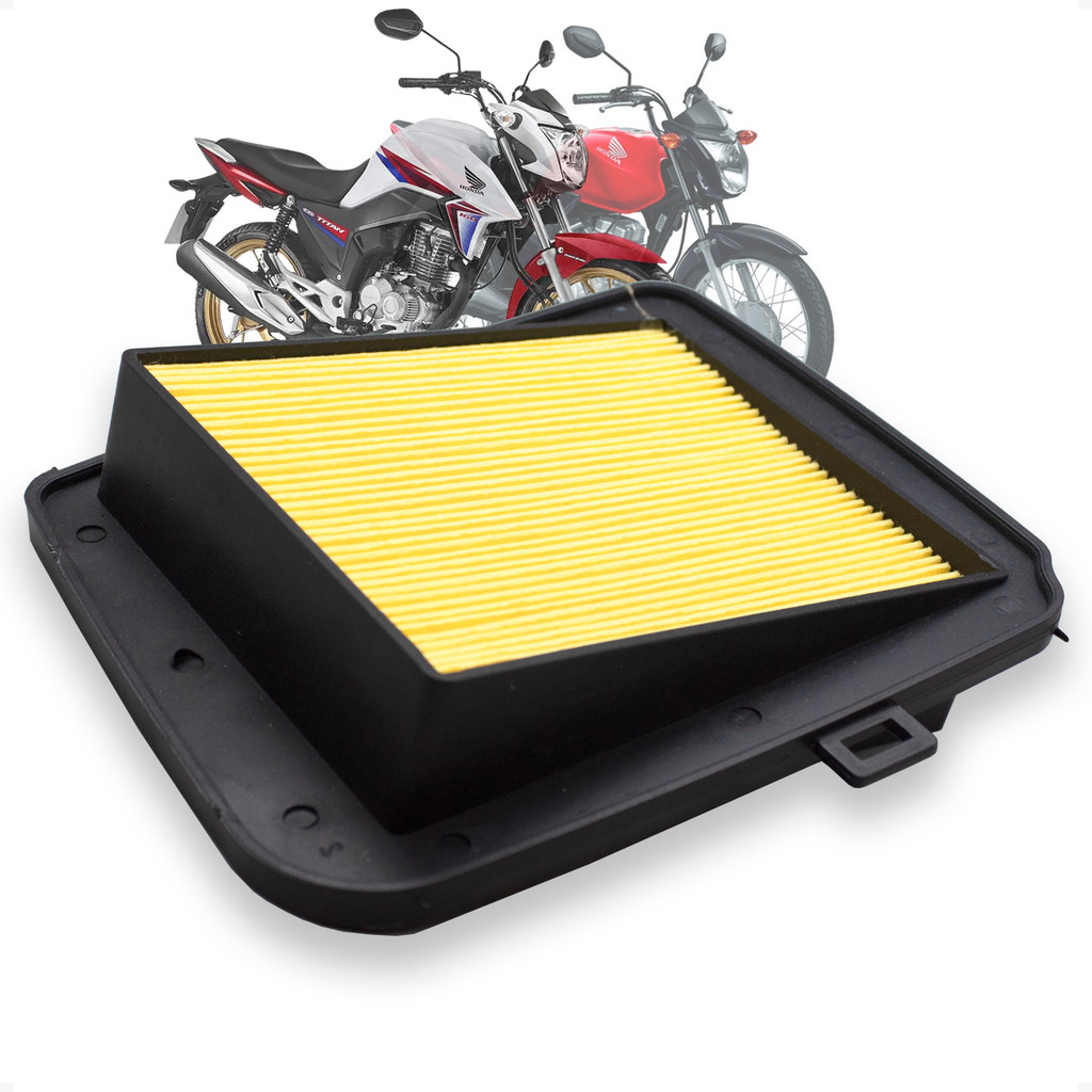 Filtro De Ar Para Fan 125 Da Titan 150 2014 a 2023 Pra Start 160 2014 a 2023 Fan 125 2014 a 2023