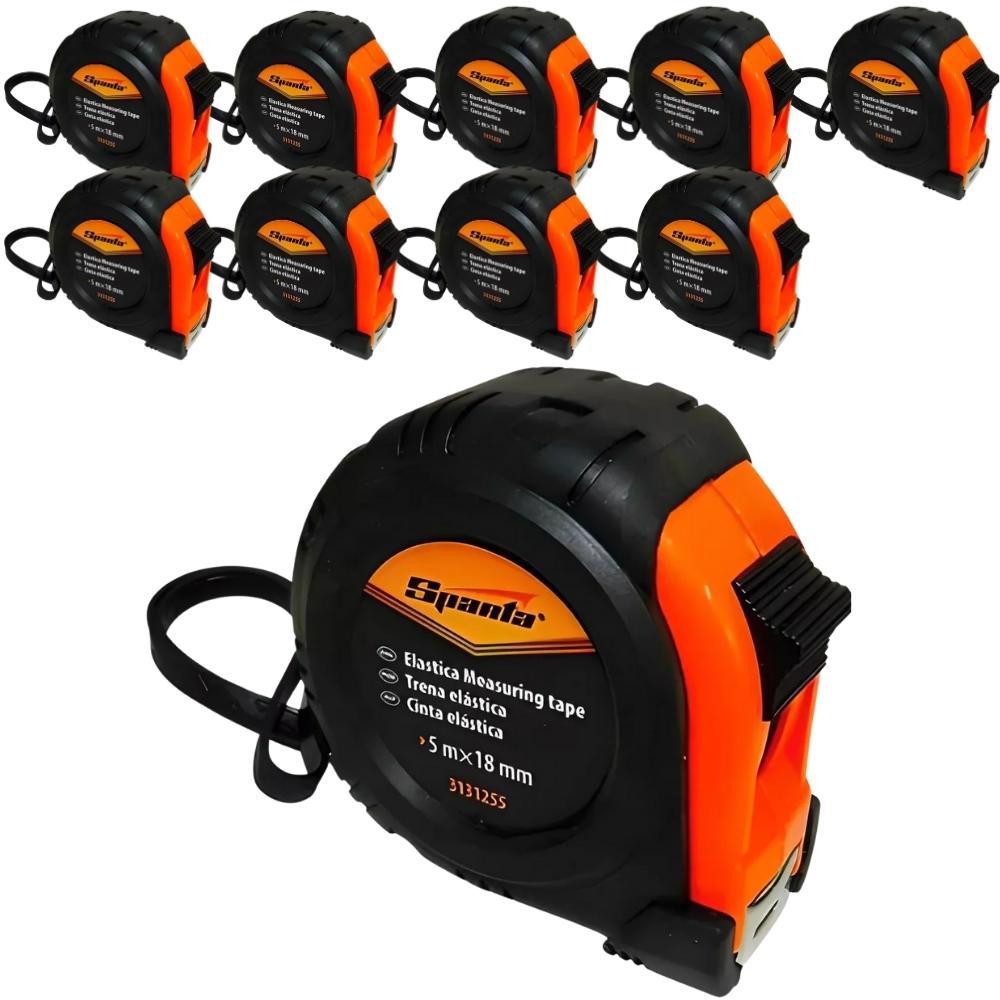Trenas de Aço 18mm x 5M Emborrachada com Trava Kit com 10 unidades SPARTA