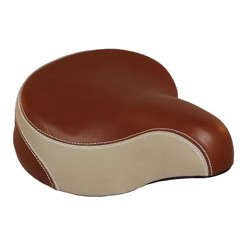 Selim Banco Yamada Bike Bicicleta Retro Beach Praia Vintage Cor Marrom/bege em Oferta na Shopee