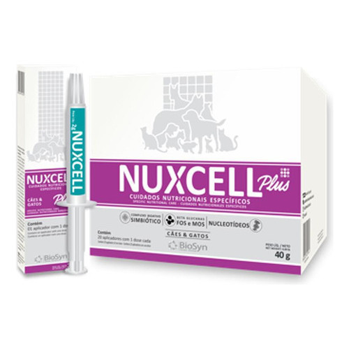Nuxcell Plus Ampola Suplemento Vitamínico Biosyn 2g