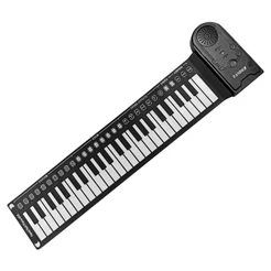 Teclado Piano Musical Flexível Portátil Roll Up Bivolt