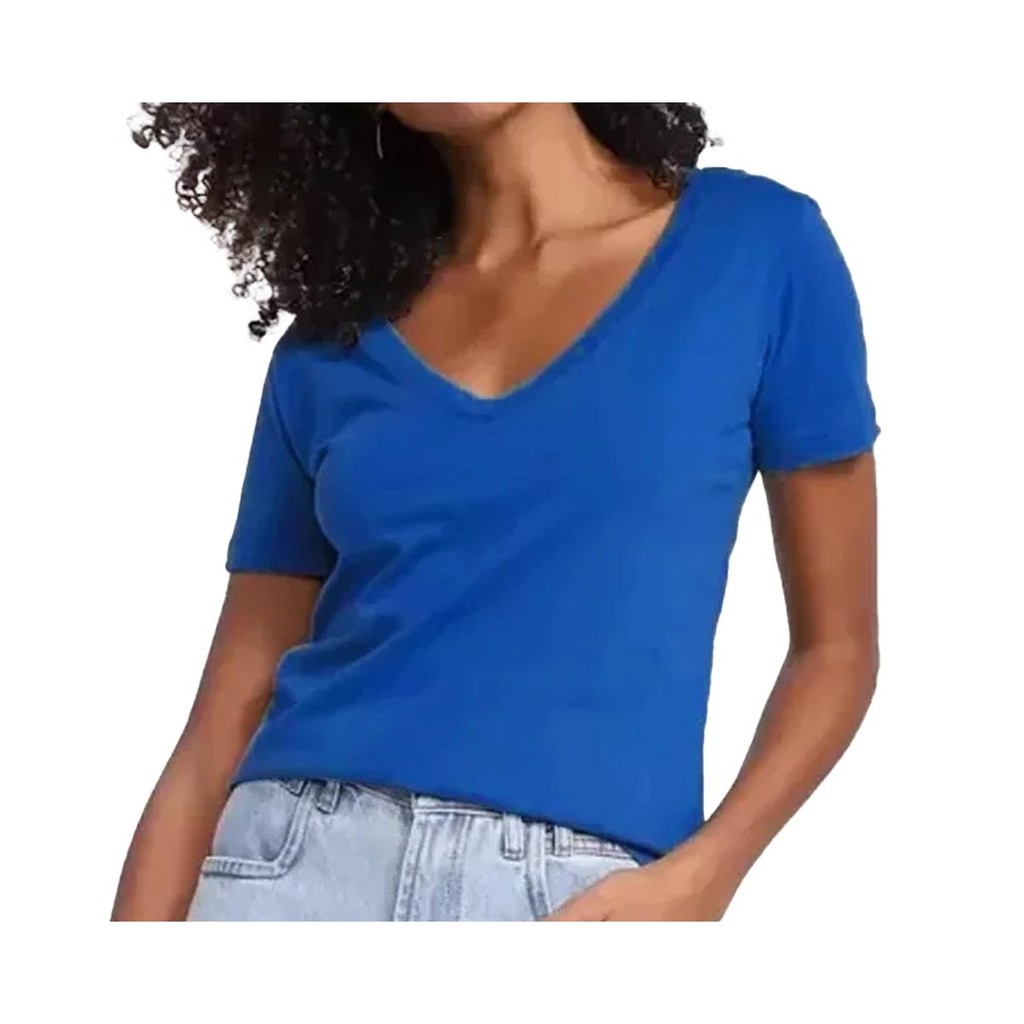 Blusa Hering Meia Manga 4Ez9 Azul Nautico