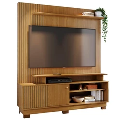 Estante Home Madetec Ares 654039 Para TV Até 75" 183,5x160x39cm