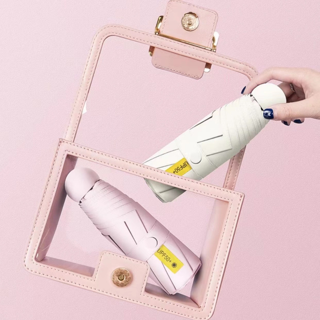 Guarda Chuva de sol Caso Óculos Da Cápsula ultra light mini Sombrinha Bolso em Oferta na Shopee