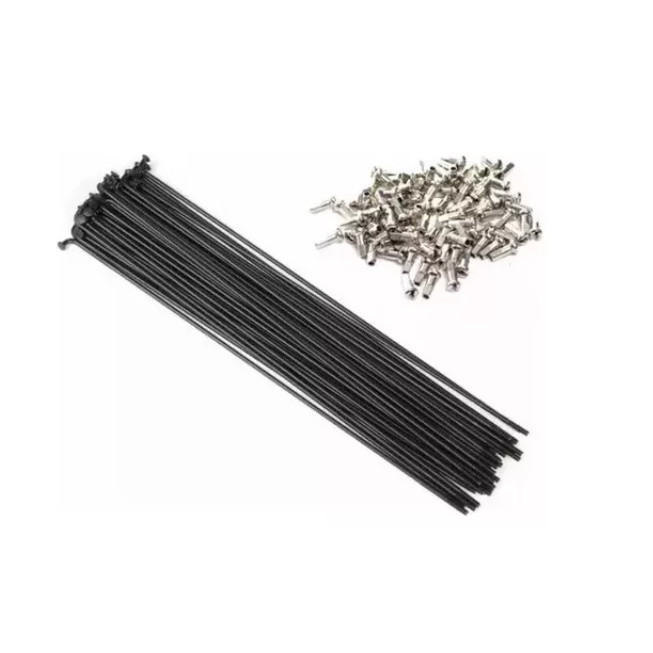 Raiamento Fino Preto Aço 290mm 2.0 Bike Aro 29 P/ 1 Roda 36 Unidades Com Niples em Oferta na Shopee