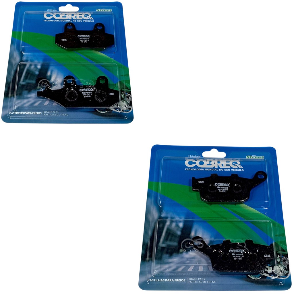 Kit Pastilha Freio Dianteira e Traseiro Cb 300 2009 2010 2011 2012 2013 2014 2015 Sem Abs em Oferta na Shopee