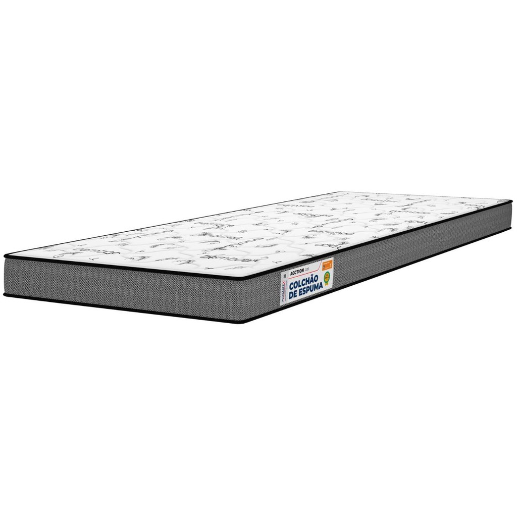 Colchão Solteiro Acction D33 78x188x12 Plumatex em Oferta na Shopee