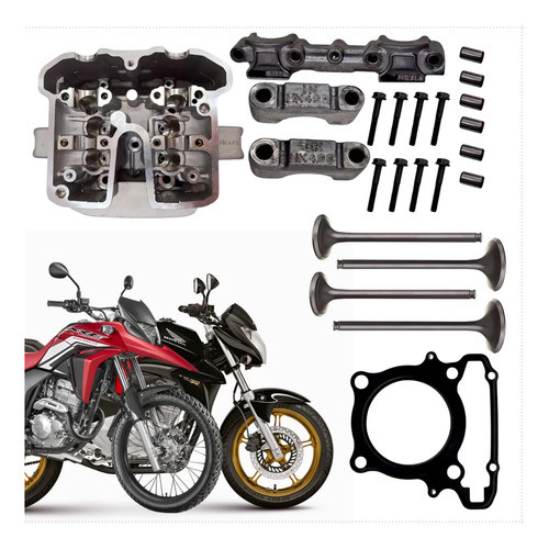 Kit Cabeçote + Válvulas + Junta Cb & Xre 300 Original Honda