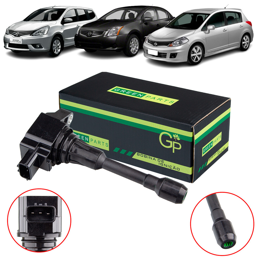 BOBINA DE IGNIÇÃO GPBO2791A NISSAN VERSA - 1.6 16V - 2012 ATÉ 2014 em Oferta na Shopee