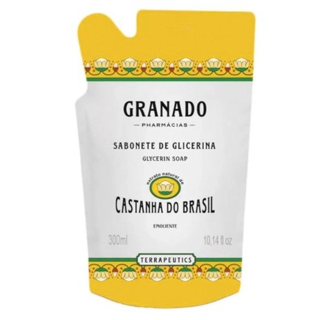 Sabonete Líquido Granado Terrapeutics Castanha Refil com 300mL