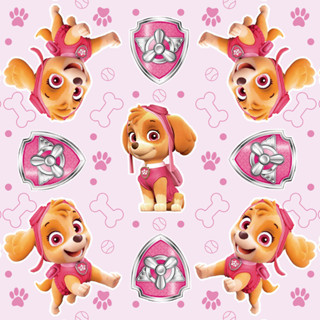 Tecido TRICOLINE MISTA Estampa Digital - Patrulha Canina Skye Rosa Bebê em Oferta na Shopee