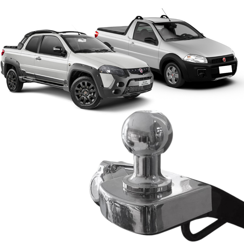 Engate De Reboque Fixo Fiat Strada (Fire / Treking / Work / Adv)  2004/2019