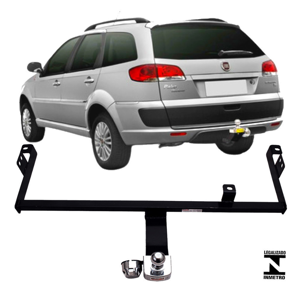 Engate Reboque Rabicho Palio Weekend El/Elx/Atractive/Trecking 2009/2020 Produto Original reforçado bOM