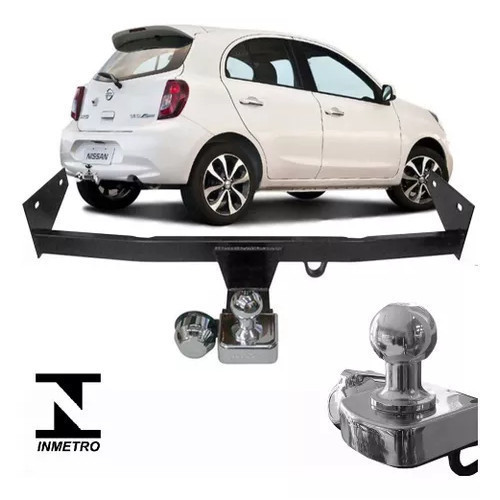 Engate Reboque Nissan March 2011 2012 2013 2014 700kg Reforçado Reforçado tOP