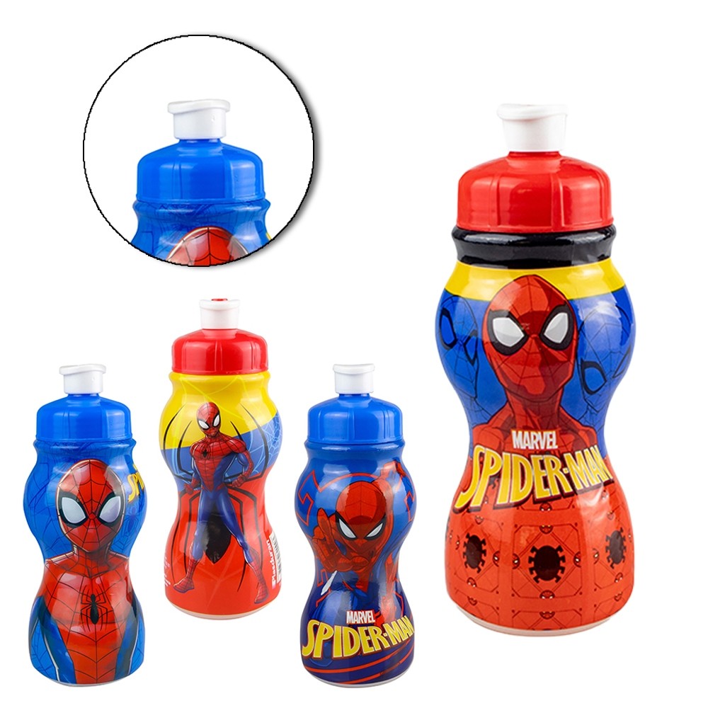 GARRAFA SQUEEZE SLEEVE DE PLASTICO PP HOMEM ARANHA / SPIDER MAN em Oferta na Shopee
