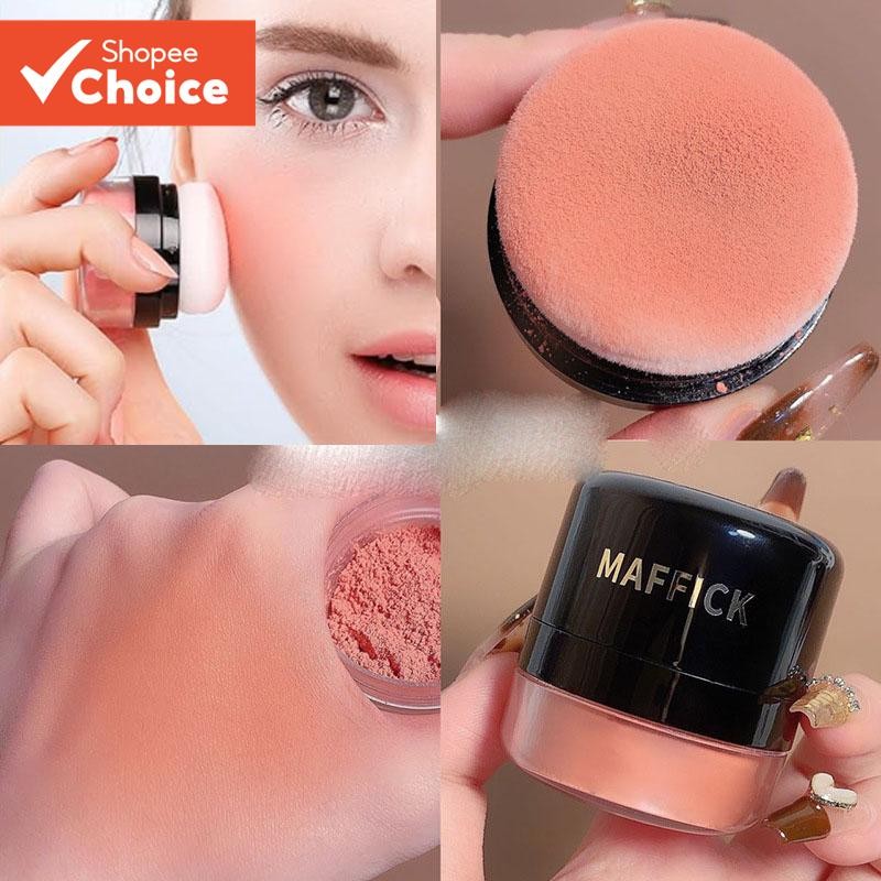 Vitality Blush Blush Pó em Pó Amigo da Pele Almofada de Cor Macia Blush Contorno Até o Tom...